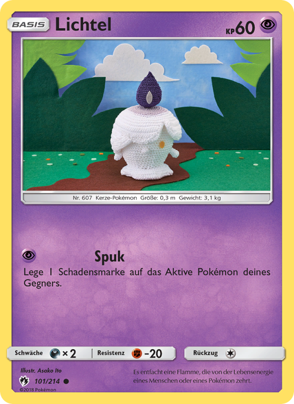 Lichtel 101 — Lost Thunder (German Pokémon TCG card)