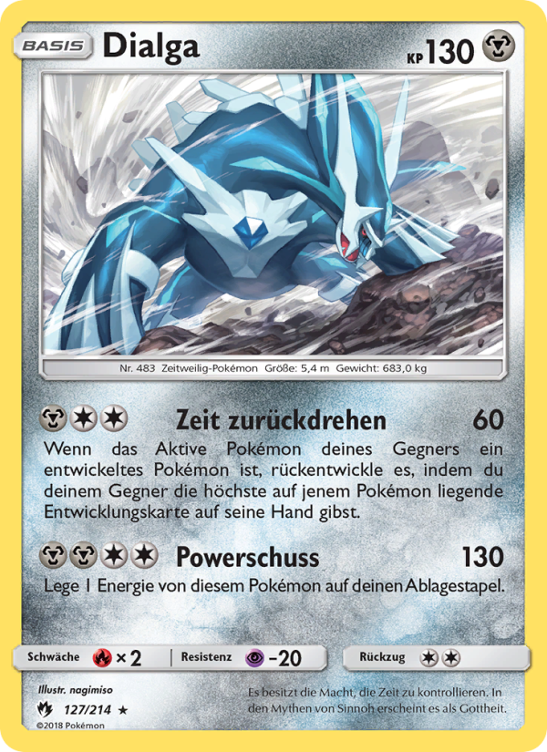 Dialga 127 — Lost Thunder (German Pokémon TCG card)