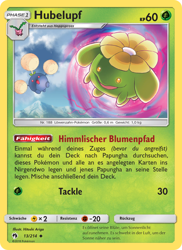 Hubelupf 13 — Lost Thunder (German Pokémon TCG card)