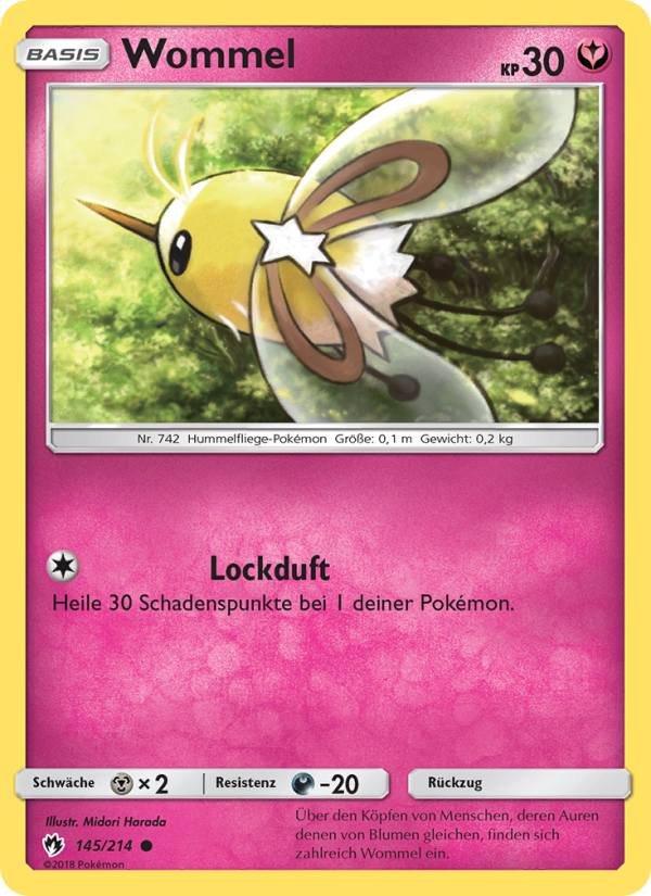 Wommel 145 — Lost Thunder (German Pokémon TCG card)