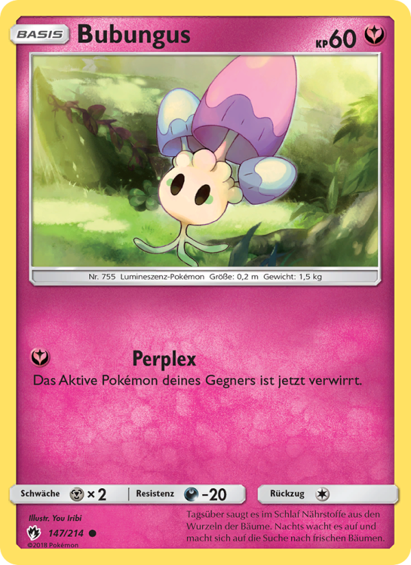 Bubungus 147 — Lost Thunder (German Pokémon TCG card)