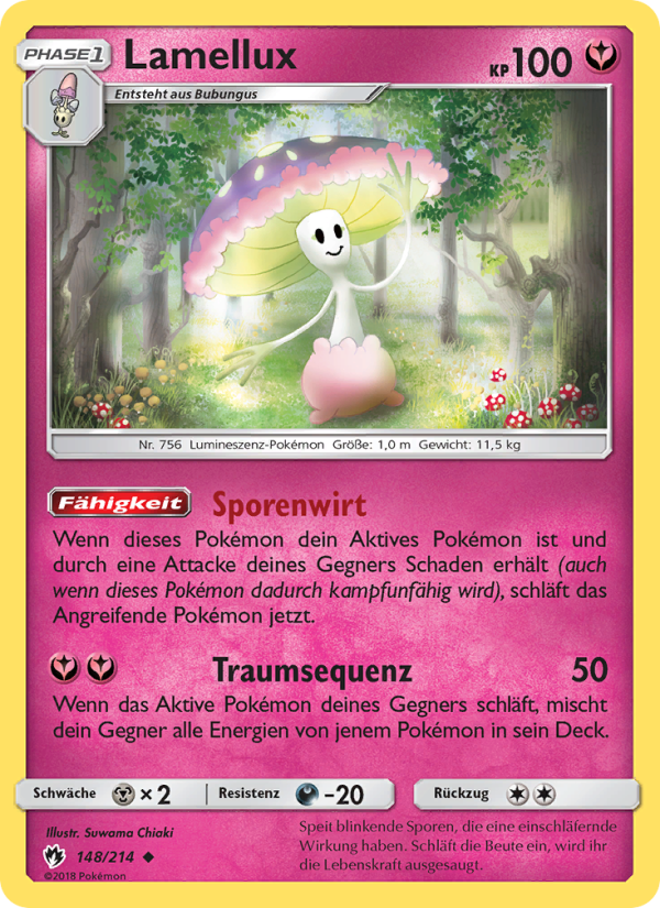 Lamellux 148 — Lost Thunder (German Pokémon TCG card)