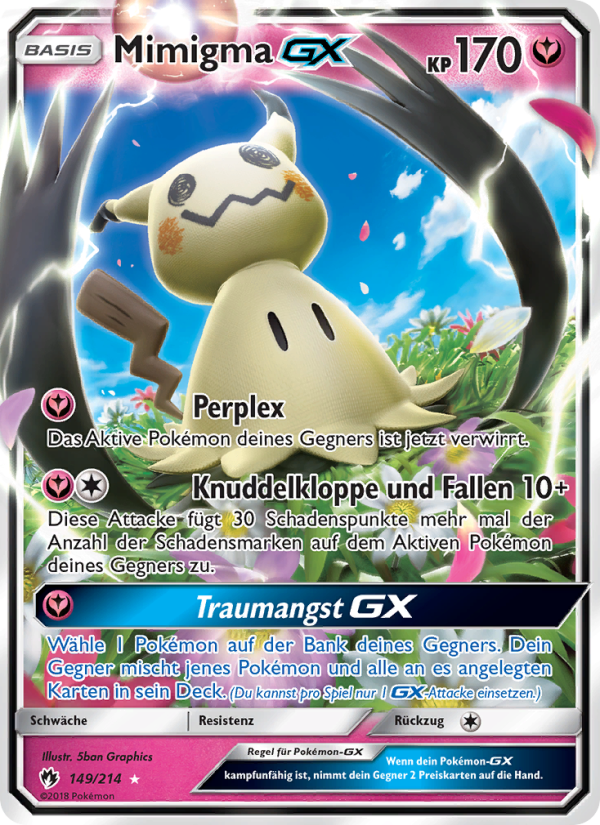 Mimigma GX 149 — Lost Thunder (German Pokémon TCG card)