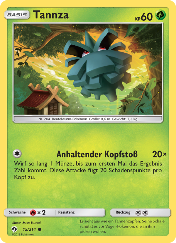 Tannza 15 — Lost Thunder (German Pokémon TCG card)
