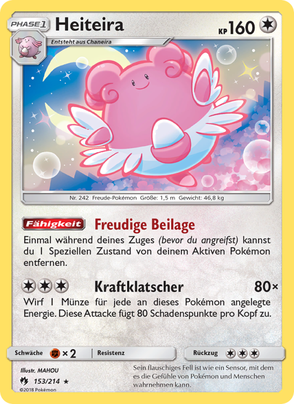 Heiteira 153 — Lost Thunder (German Pokémon TCG card)