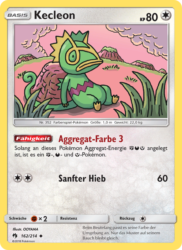 Kecleon 162 — Lost Thunder (German Pokémon TCG card)