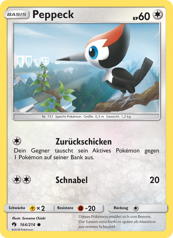 Peppeck 164 — Lost Thunder (German Pokémon TCG card)