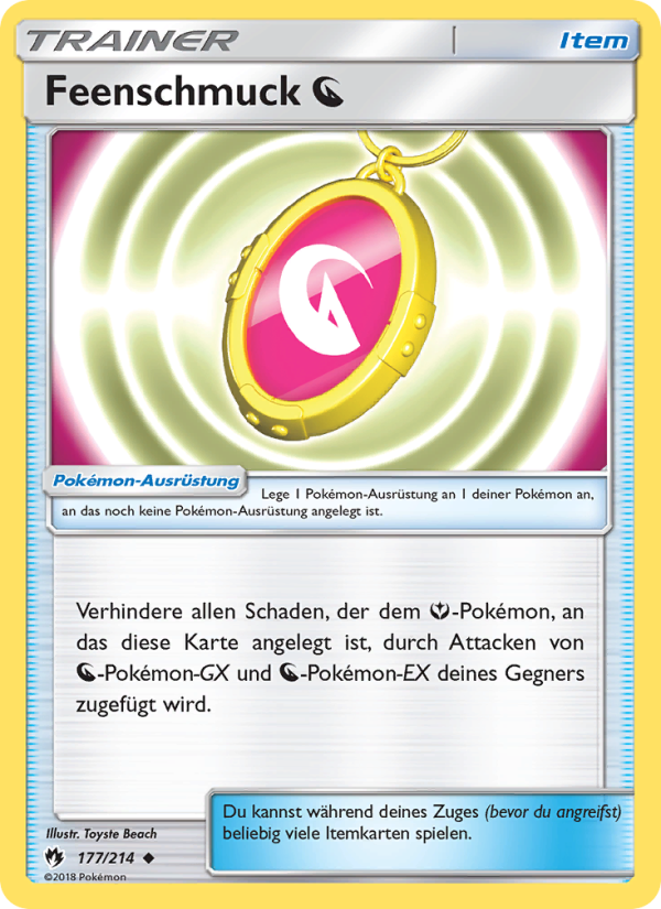 Feenschmuck Dragon 177 — Lost Thunder (German Pokémon TCG card)