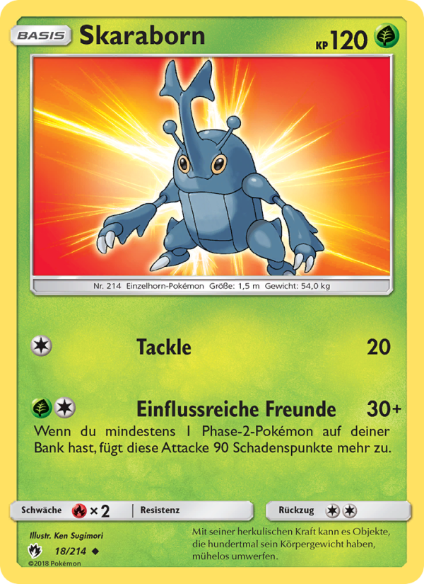 Skaraborn 18 — Lost Thunder (German Pokémon TCG card)