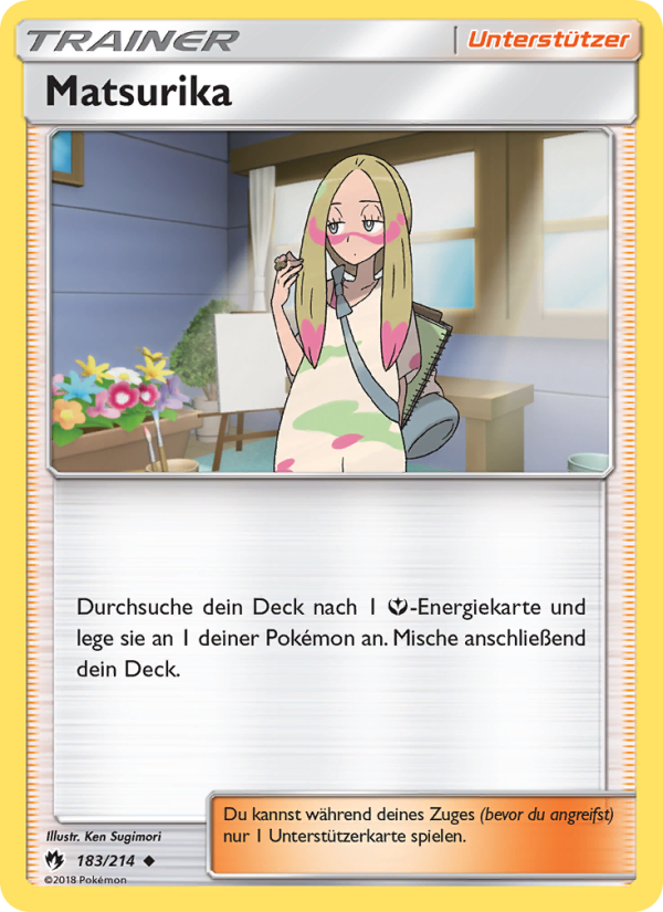 Matsurika 183 — Lost Thunder (German Pokémon TCG card)