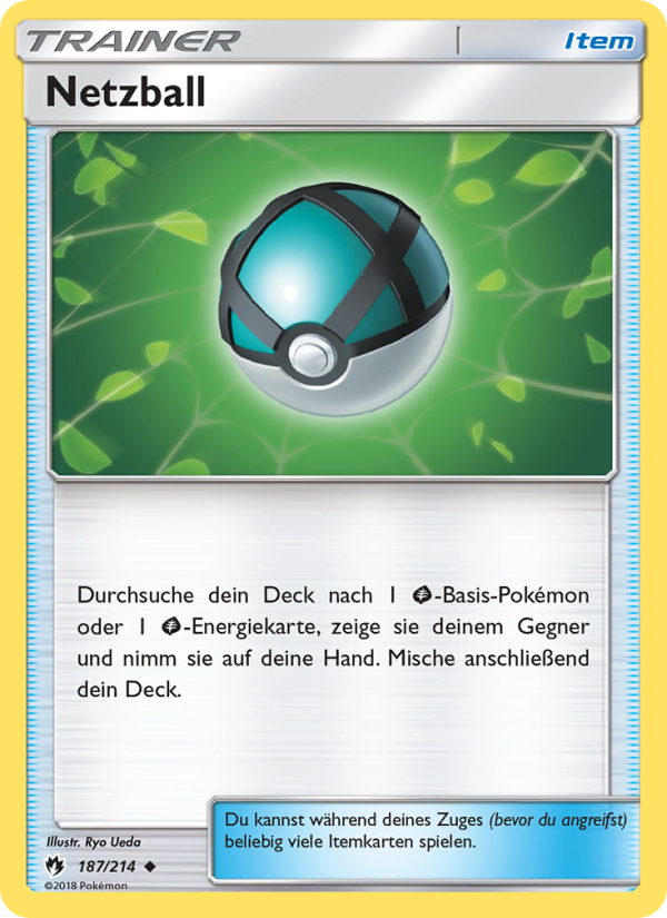 Netzball 187 — Lost Thunder (German Pokémon TCG card)