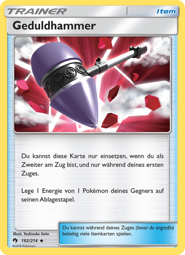 Geduldhammer 192 — Lost Thunder (German Pokémon TCG card)