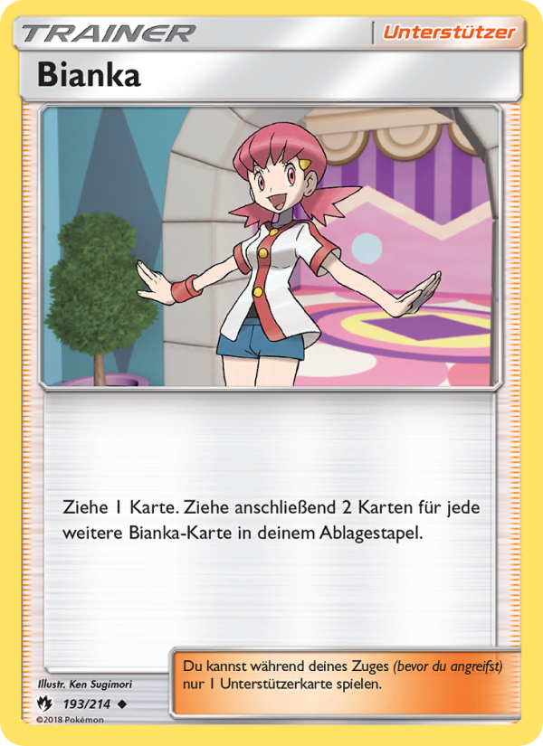 Bianka 193 — Lost Thunder (German Pokémon TCG card)
