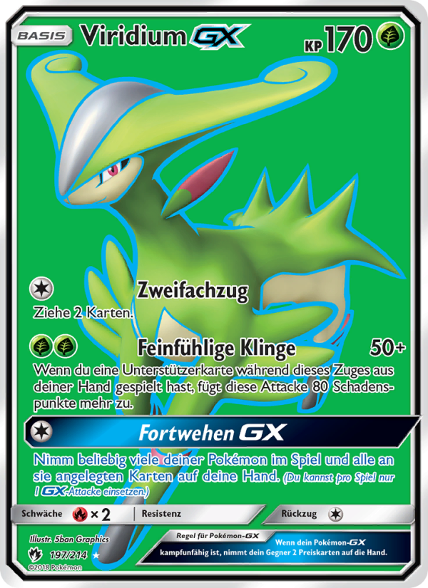 Viridium GX 197 — Lost Thunder (German Pokémon TCG card)