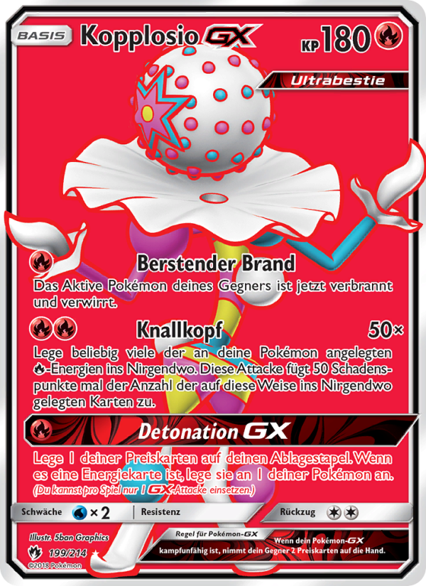 Kopplosio GX 199 — Lost Thunder (German Pokémon TCG card)