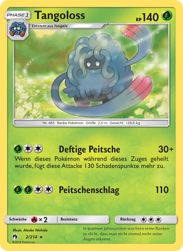 Tangoloss 2 — Lost Thunder (German Pokémon TCG card)