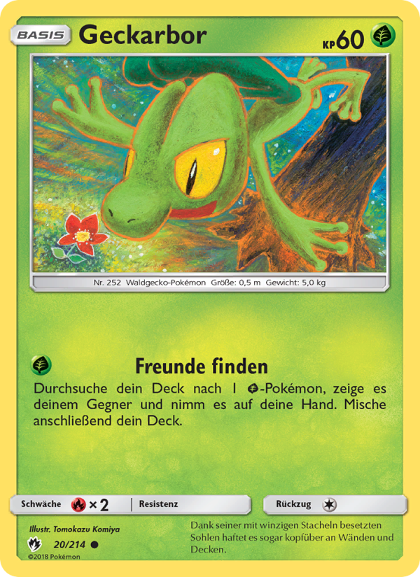 Geckarbor 20 — Lost Thunder (German Pokémon TCG card)