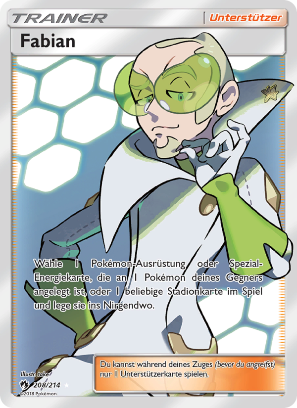 Fabian 208 — Lost Thunder (German Pokémon TCG card)