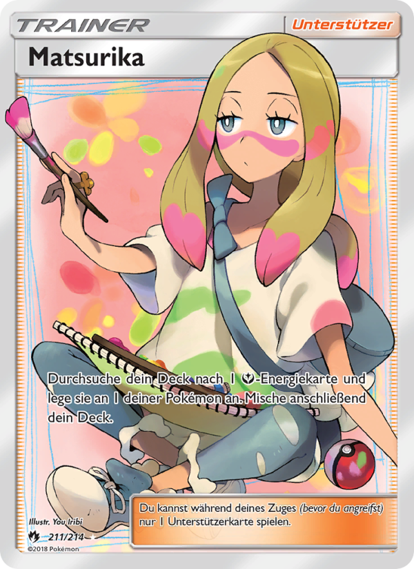 Matsurika 211 — Lost Thunder (German Pokémon TCG card)