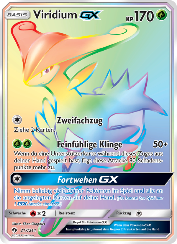 Viridium GX 217 — Lost Thunder (German Pokémon TCG card)