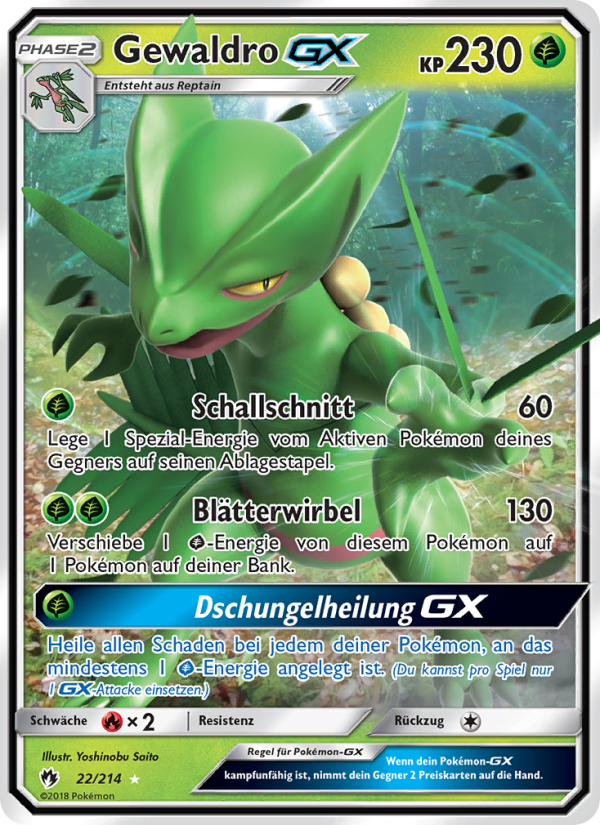 Gewaldro GX 22 — Lost Thunder (German Pokémon TCG card)