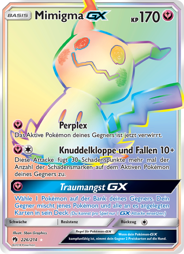 Mimigma GX 226 — Lost Thunder (German Pokémon TCG card)