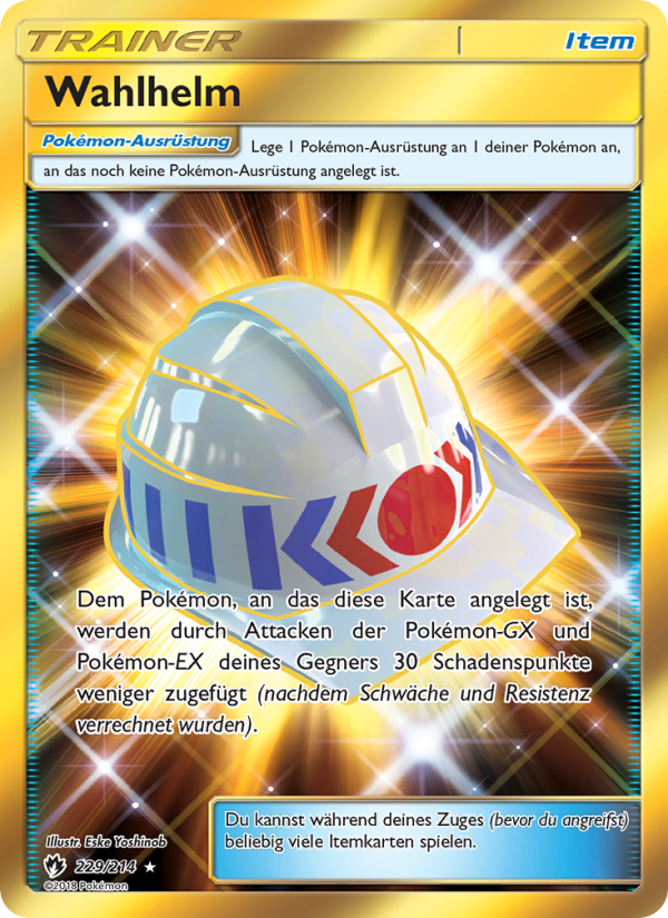 Wahlhelm 229 — Lost Thunder (German Pokémon TCG card)