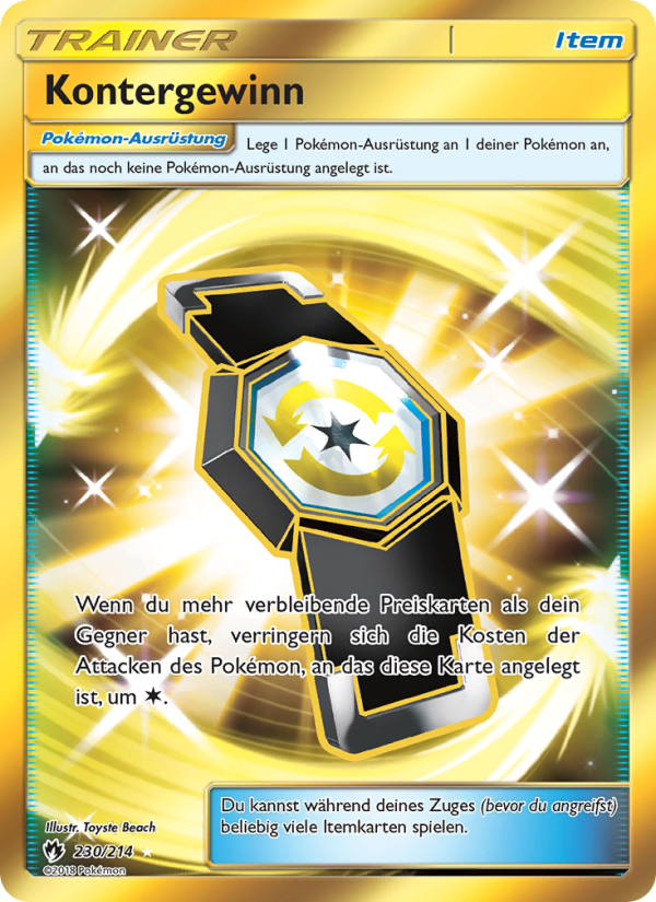 Kontergewinn 230 — Lost Thunder (German Pokémon TCG card)