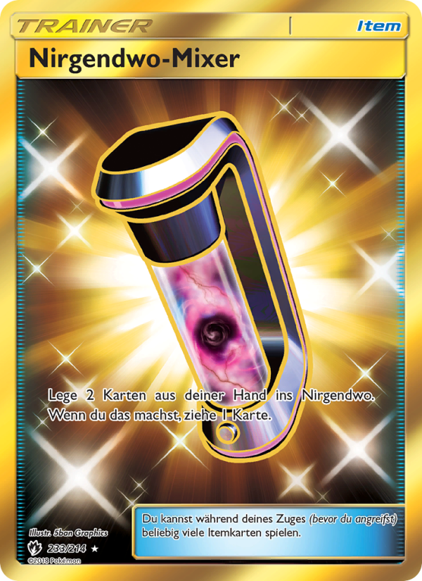 Nirgendwo-Mixer 233 — Lost Thunder (German Pokémon TCG card)