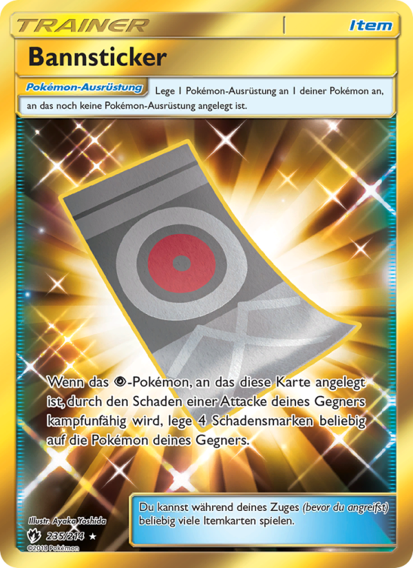 Bannsticker 235 — Lost Thunder (German Pokémon TCG card)