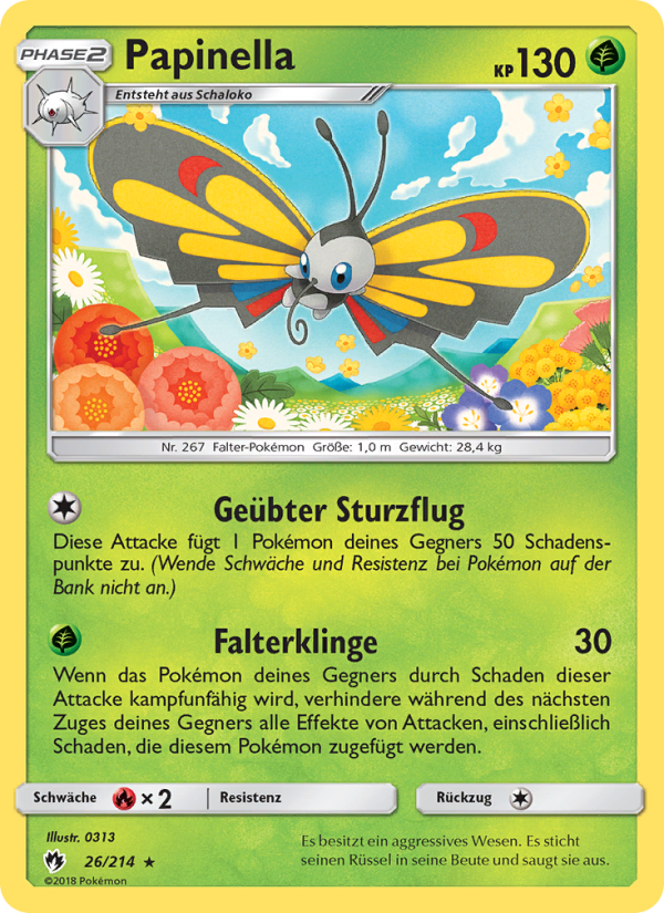Papinella 26 — Lost Thunder (German Pokémon TCG card)
