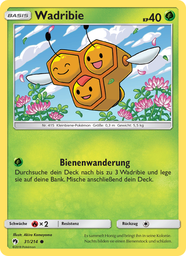 Wadribie 31 — Lost Thunder (German Pokémon TCG card)