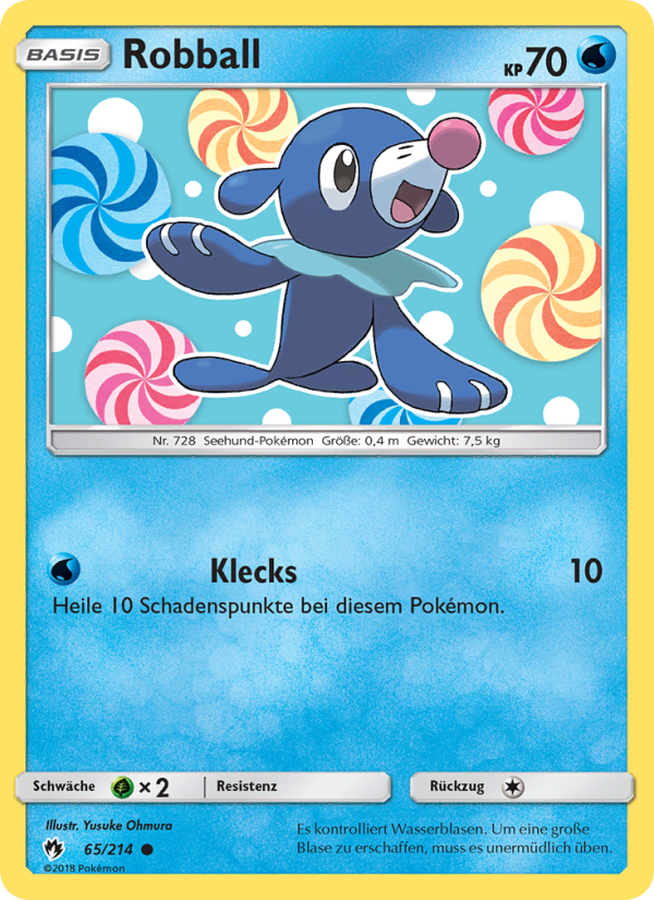 Robball 65 — Lost Thunder (German Pokémon TCG card)
