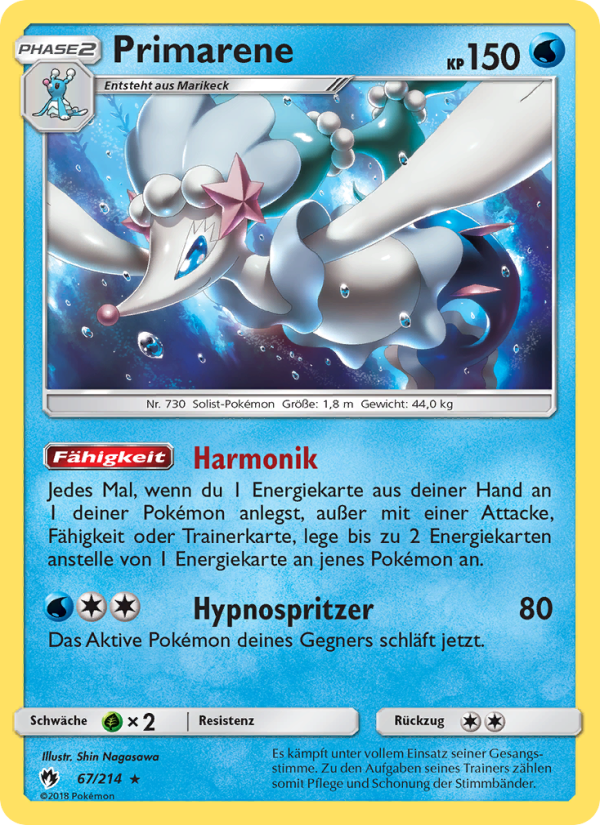 Primarene 67 — Lost Thunder (German Pokémon TCG card)