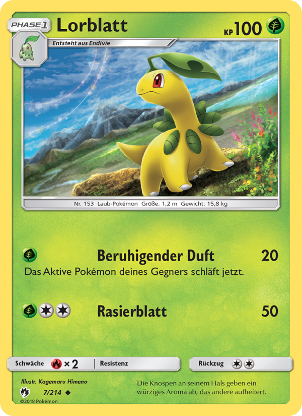 Lorblatt 7 — Lost Thunder (German Pokémon TCG card)