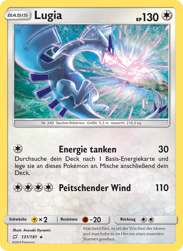 Lugia 131 — Team Up (German Pokémon TCG card)