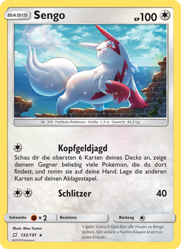 Sengo 132 — Team Up (German Pokémon TCG card)