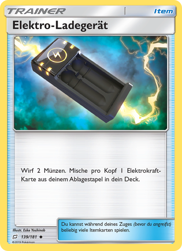 Elektro-Ladegerät 139 — Team Up (German Pokémon TCG card)