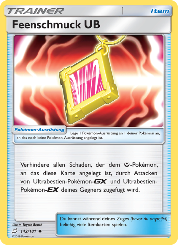 Feenschmuck UB 142 — Team Up (German Pokémon TCG card)