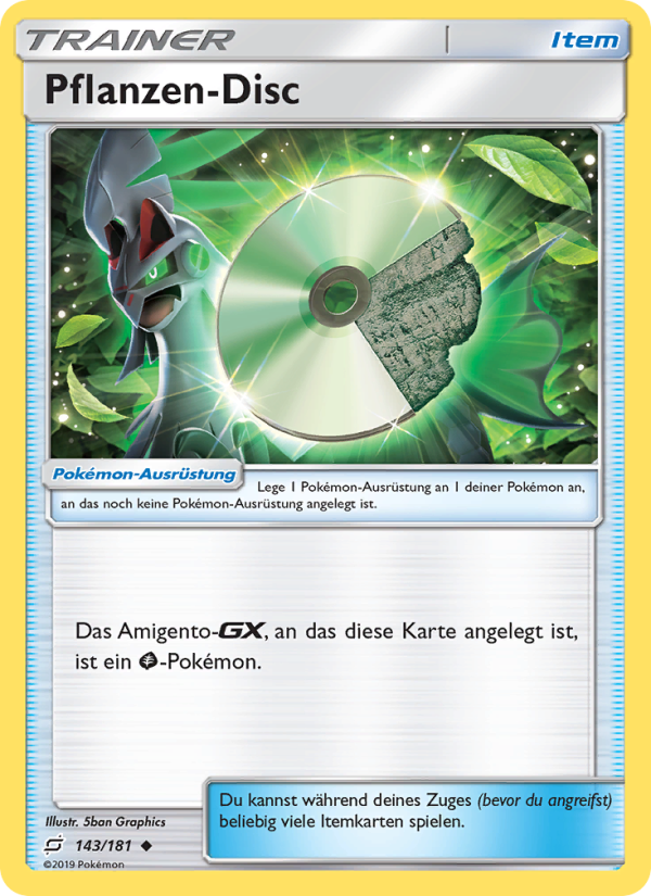 Pflanzen-Disc 143 — Team Up (German Pokémon TCG card)