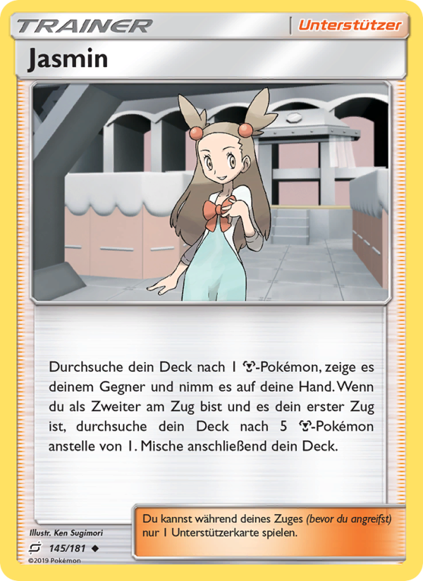 Jasmin 145 — Team Up (German Pokémon TCG card)