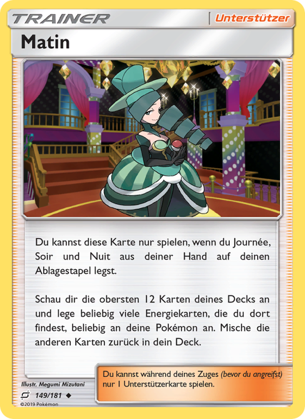 Matin 149 — Team Up (German Pokémon TCG card)
