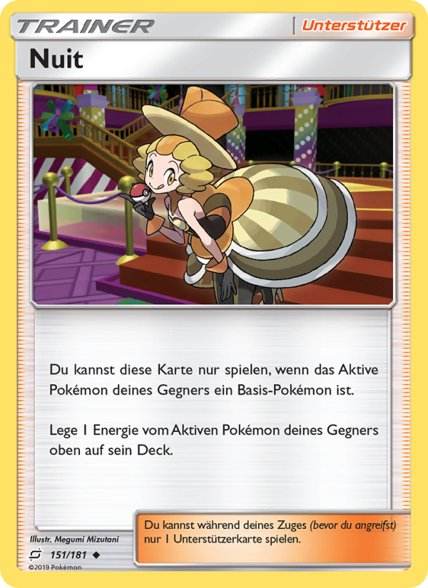 Nuit 151 — Team Up (German Pokémon TCG card)