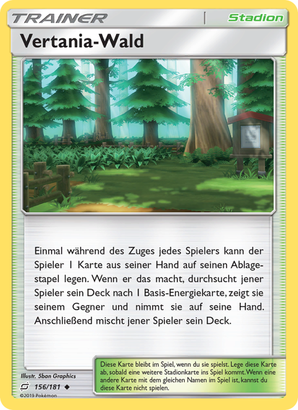 Vertania-Wald 156 — Team Up (German Pokémon TCG card)