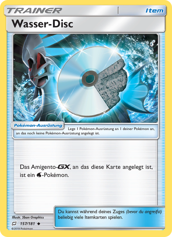 Wasser-Disc 157 — Team Up (German Pokémon TCG card)