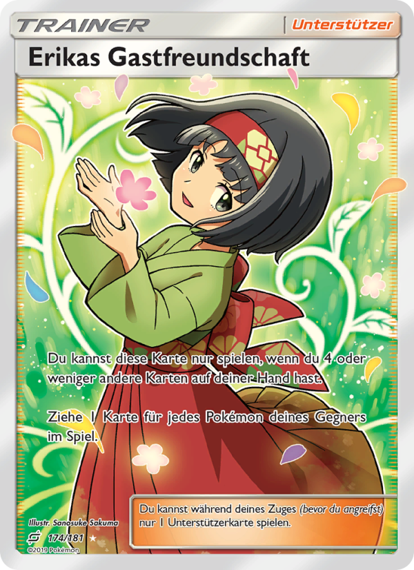 Erikas Gastfreundschaft 174 — Team Up (German Pokémon TCG card)