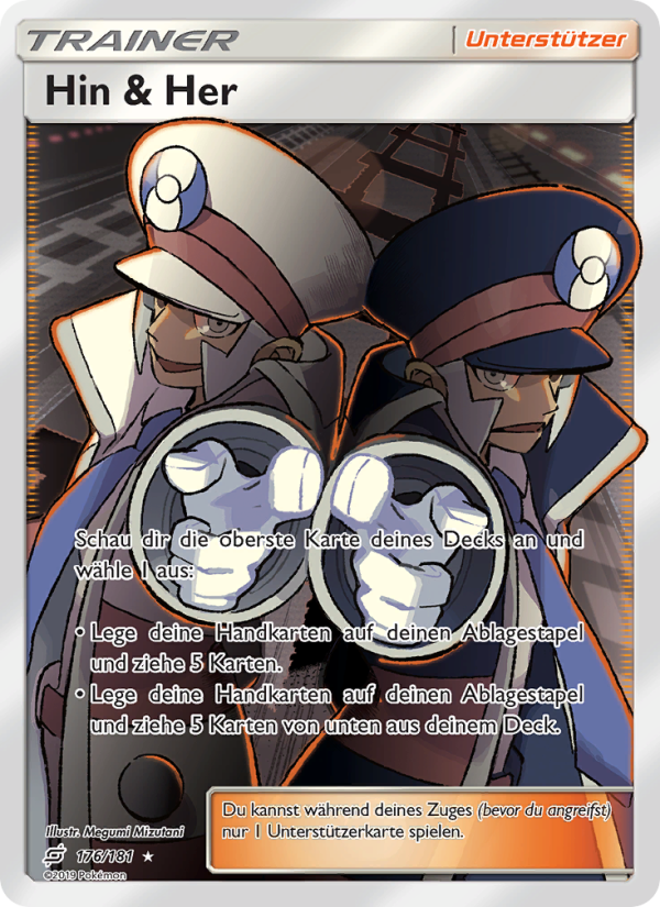 Hin & Her 176 — Team Up (German Pokémon TCG card)
