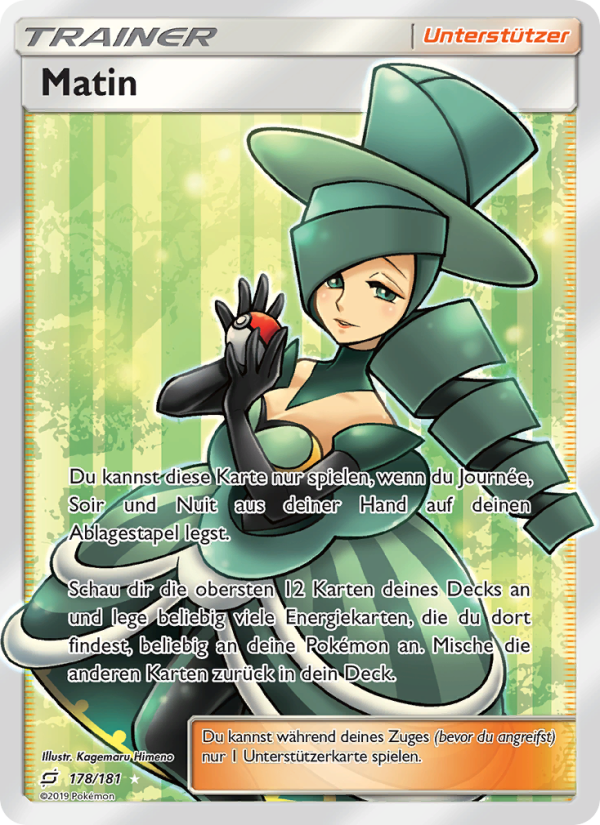 Matin 178 — Team Up (German Pokémon TCG card)