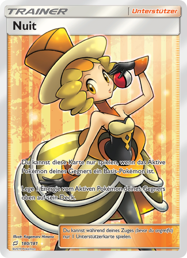 Nuit 180 — Team Up (German Pokémon TCG card)