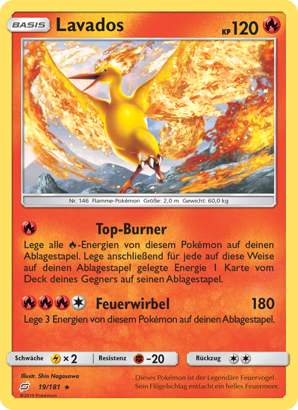 Lavados 19 — Team Up (German Pokémon TCG card)